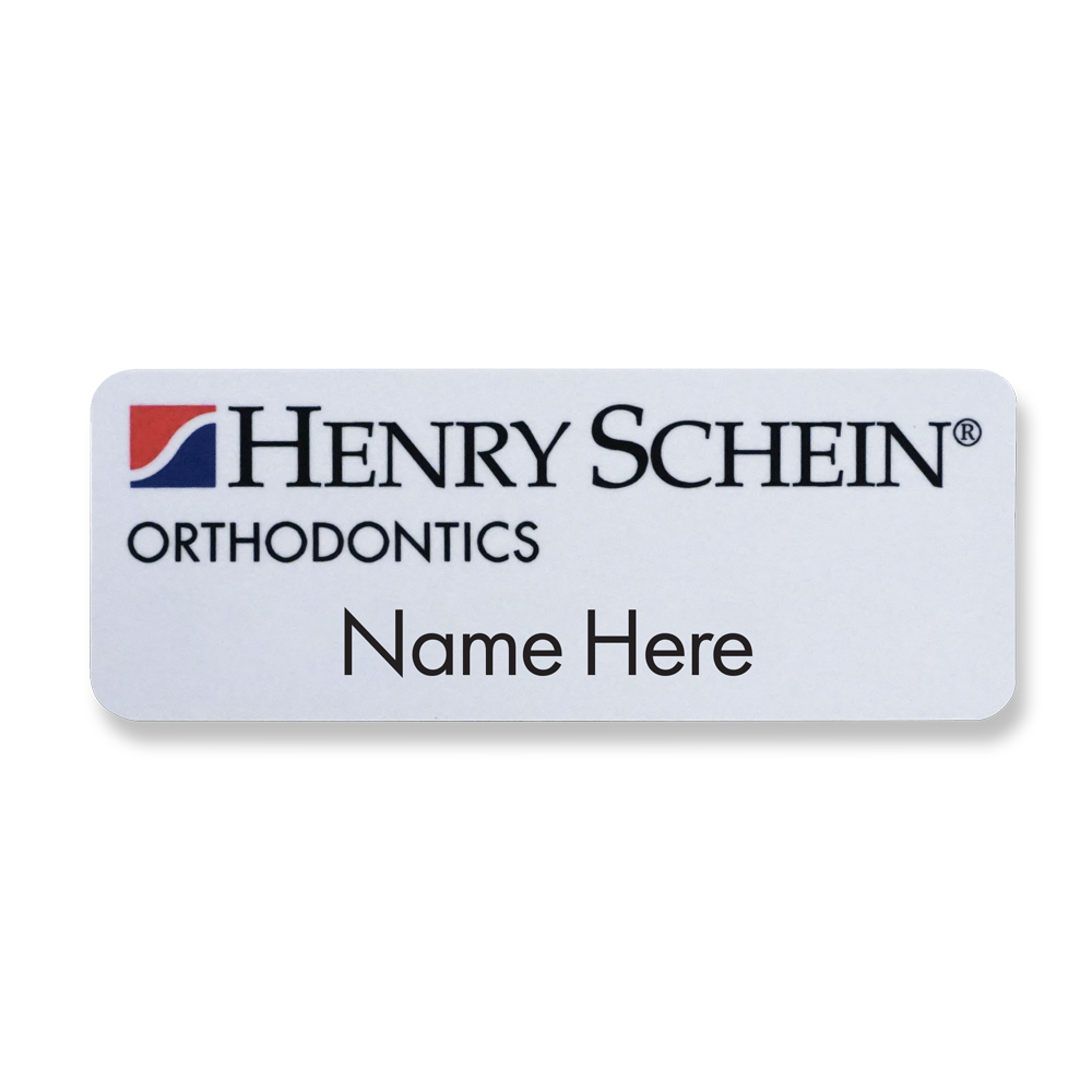 Henry Schein Promo Shop Name Badge (Orthodontics Only)